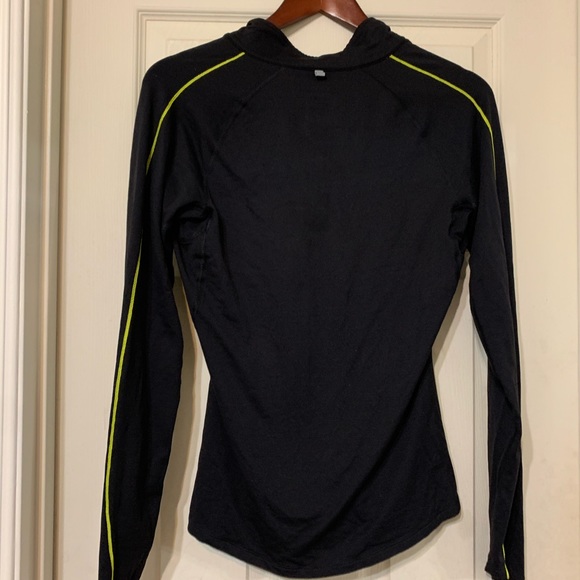 Nike Dri Fit Shirt Black Long Sleeve Running Top S - Picture 2 of 2
